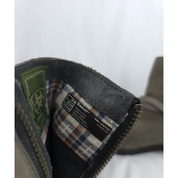 Women's Ariat Witney H2O Boots Waterproof Boot Booties Size 6B Gray Grey - Picture 10 of 12